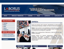 Tablet Screenshot of laborus.com.mx